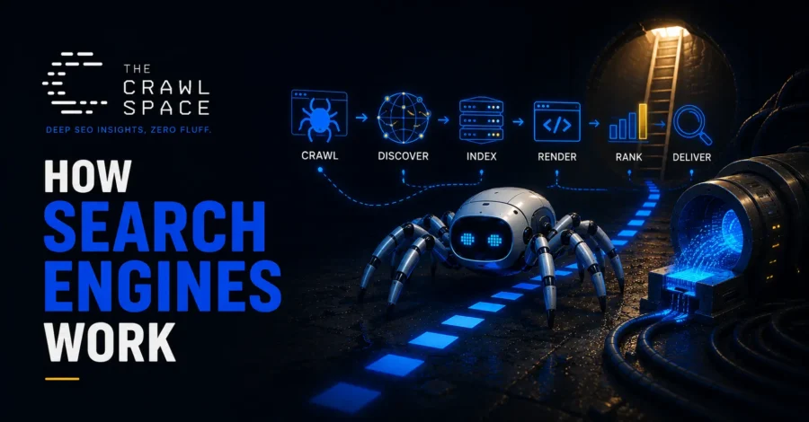 How search engines discover, crawl, index, and rank web pages.